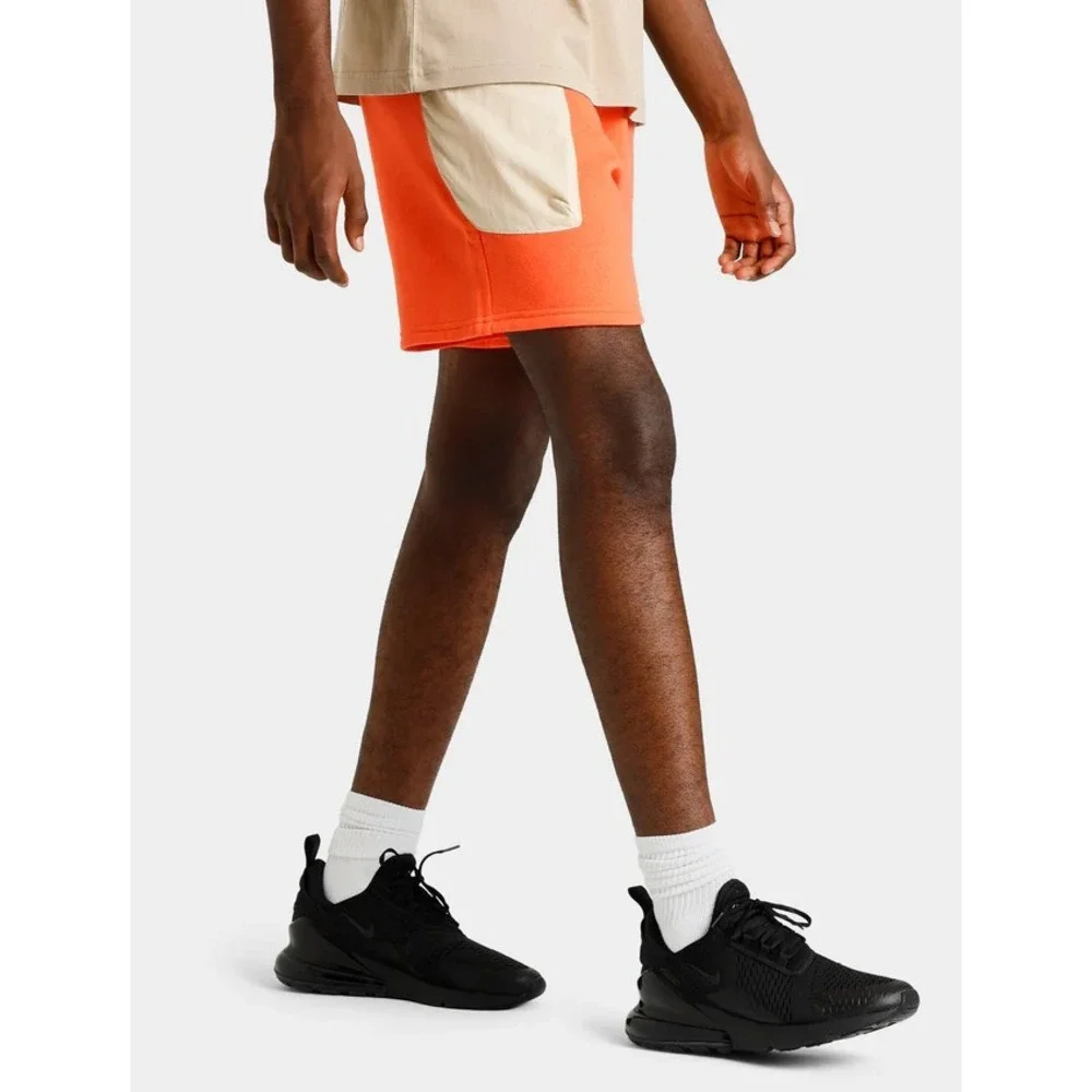 The North Face Men's XL Coordinates Fleece-Lined Utility Shorts in Retro‎ Orange